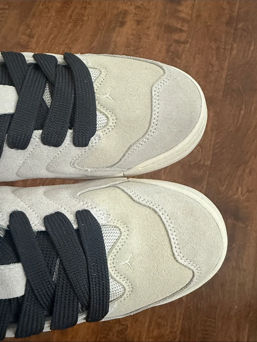 Jordan Men's Low-Top Sneakers in White and Black